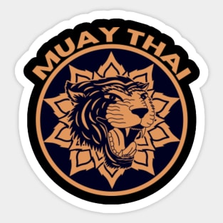 Muay Thai Tiger Sticker